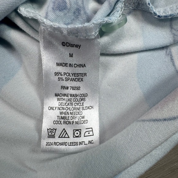 Disney Stitch Pajamas Sleepwear Set Long Sleeve Top Pants Women's Size M - Picture 6 of 16